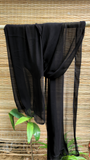 BLACK CHIFFON DUPATTA