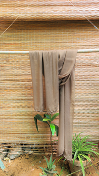 BROWN CHIFFON DUPATTA