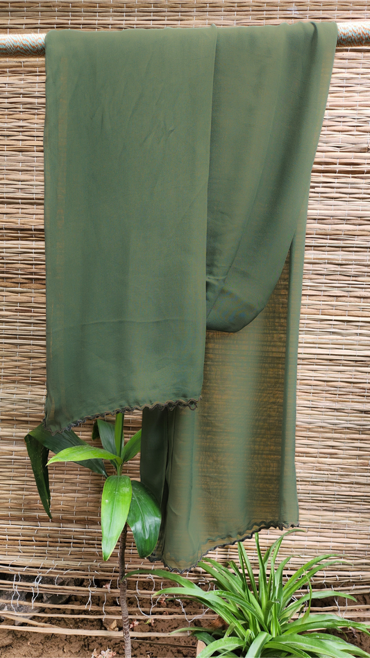 GREEN CHIFFON DUPATTA