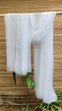 WHITE CHIFFON DUPATTA